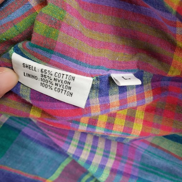 Vintage J.G. Hook Women's Green Jacket - Size L - Picture 5 of 7